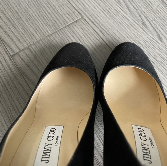 Jimmy Choo black seude pumps - Picture 6 of 6